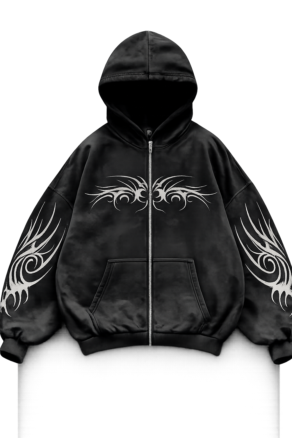 Shadow Tribal Zip Hoodie