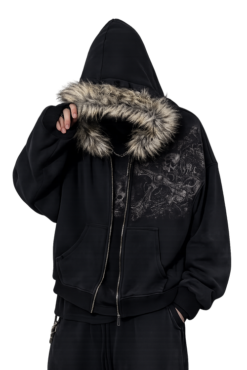 Eclipse Fur Hoodie